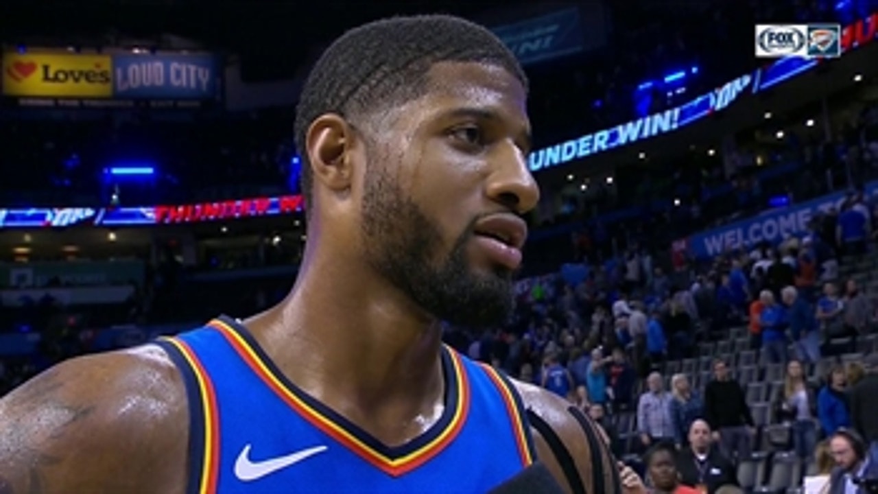 Paul George: 'When we play with a high energy, we are tough to beat'