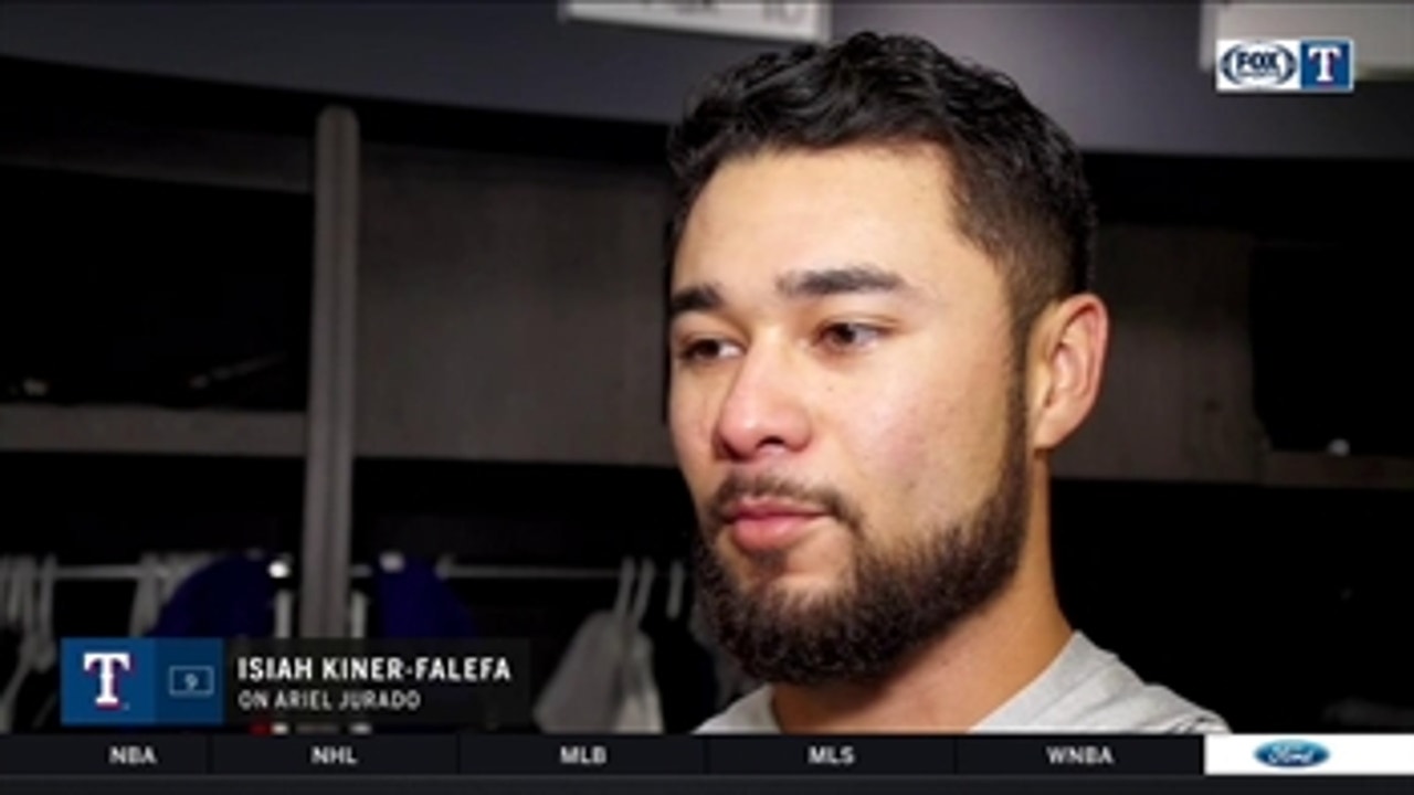 Isiah Kiner-Falefa on the Rangers calling up Ariel Jurado