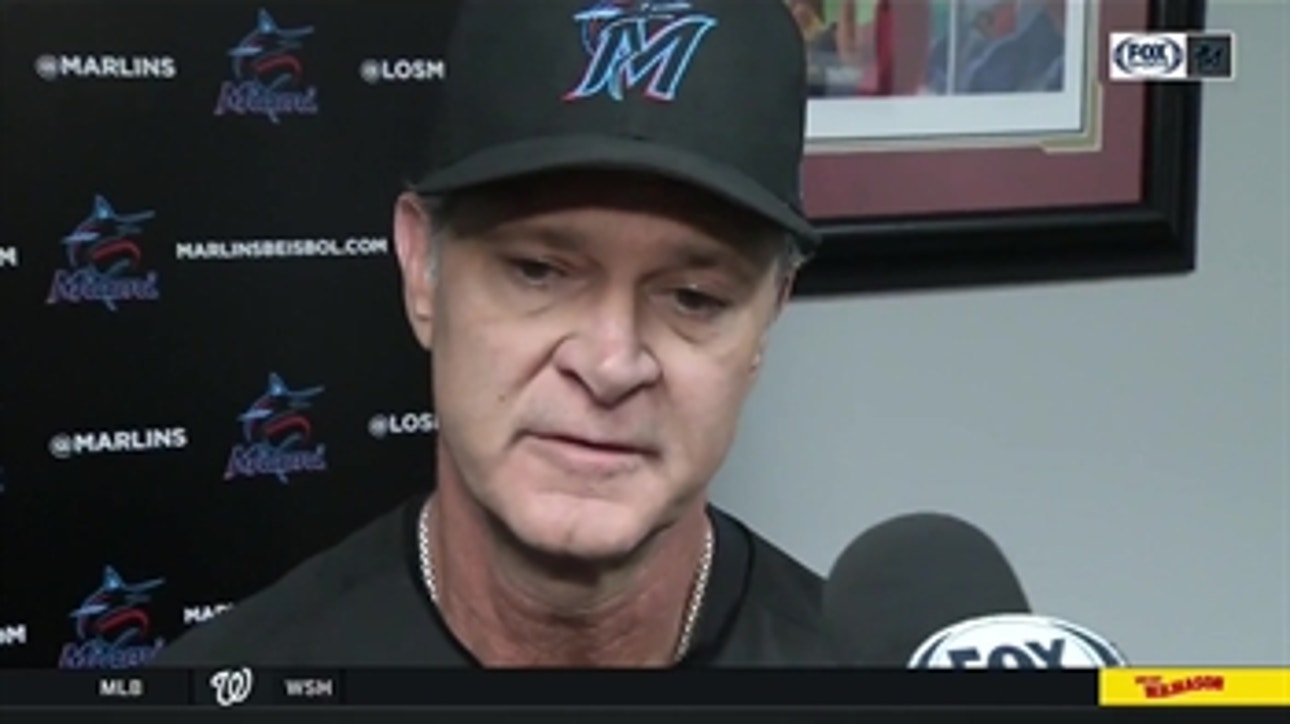 Don Mattingly recaps Marlins' loss to Nationals