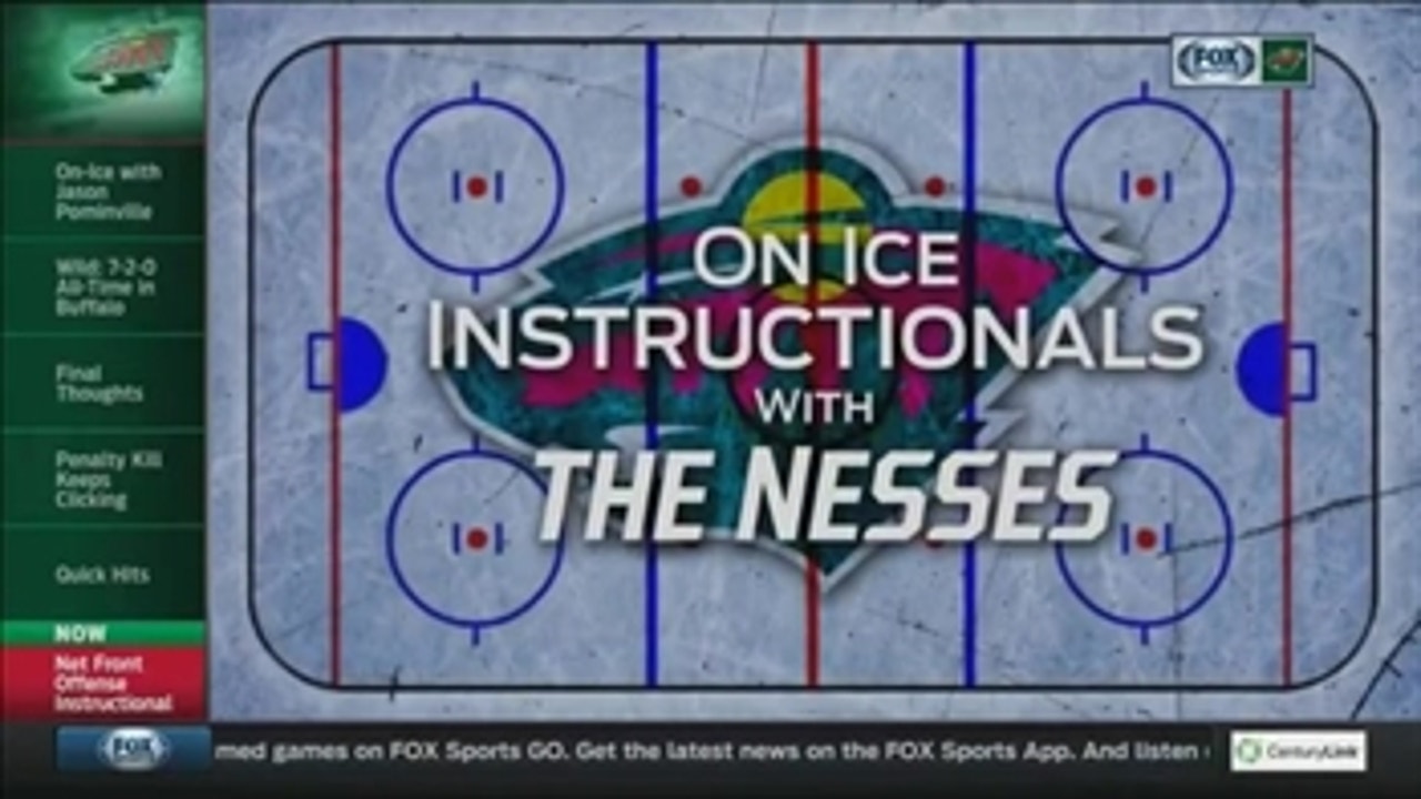 On Ice Instructional: In front of the net with Jason Pominville