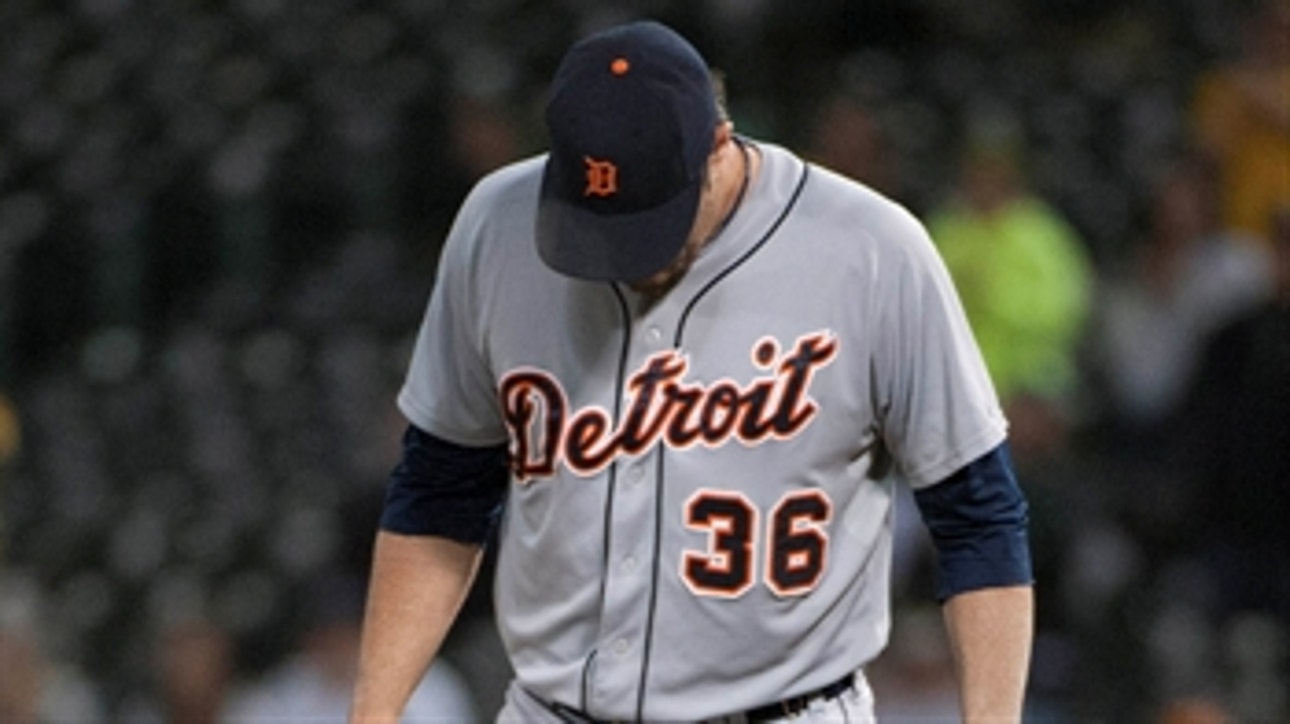 Tigers undone by A's walk-off HR