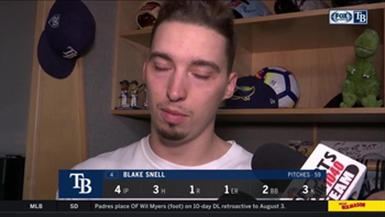 Blake Snell reviews first start since returning from DL
