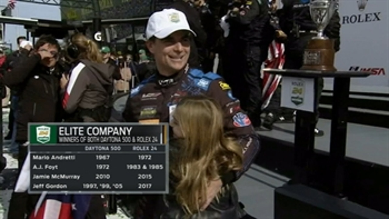 Jeff Gordon Makes History with Win at Rolex 24 ' NASCAR RACE HUB