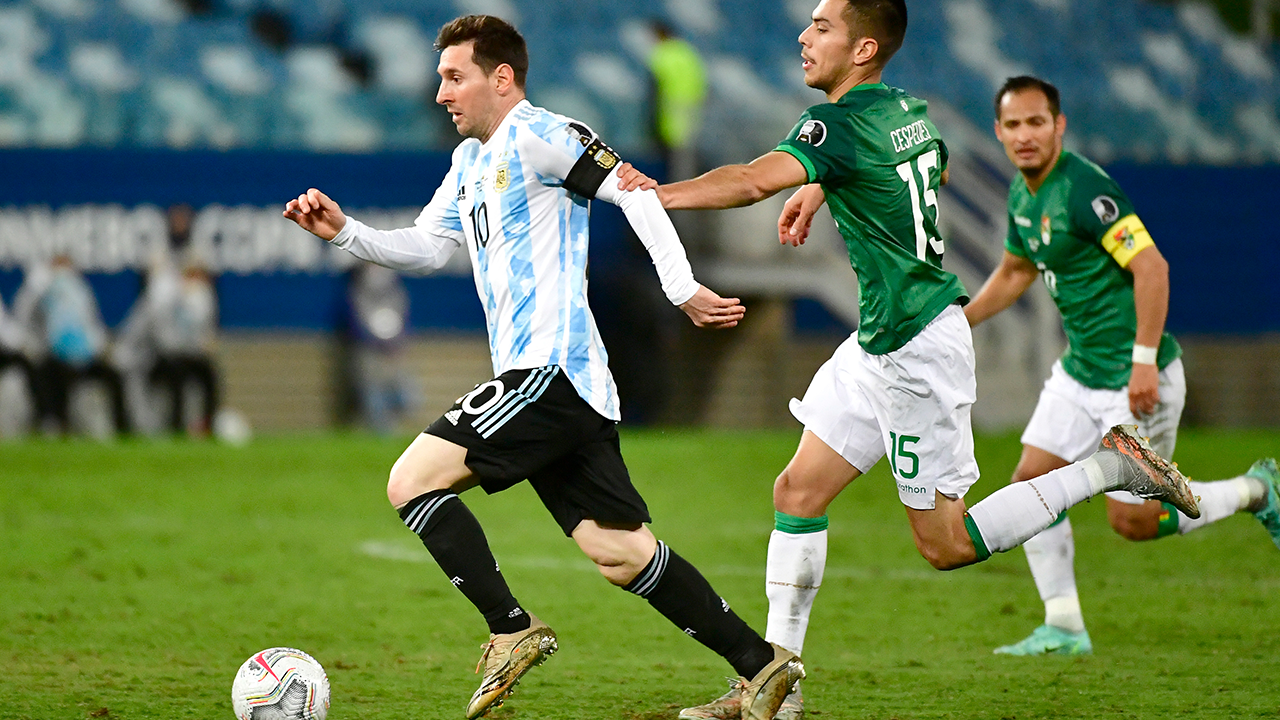 Messi s second of the match gives Argentina 3 0 lead over Bolivia
