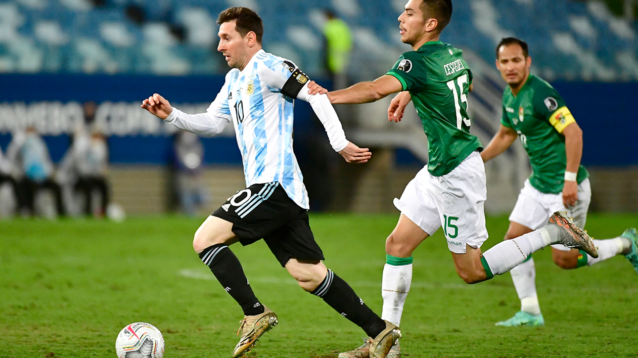 Messi's second of the match gives Argentina 3-0 lead over Bolivia