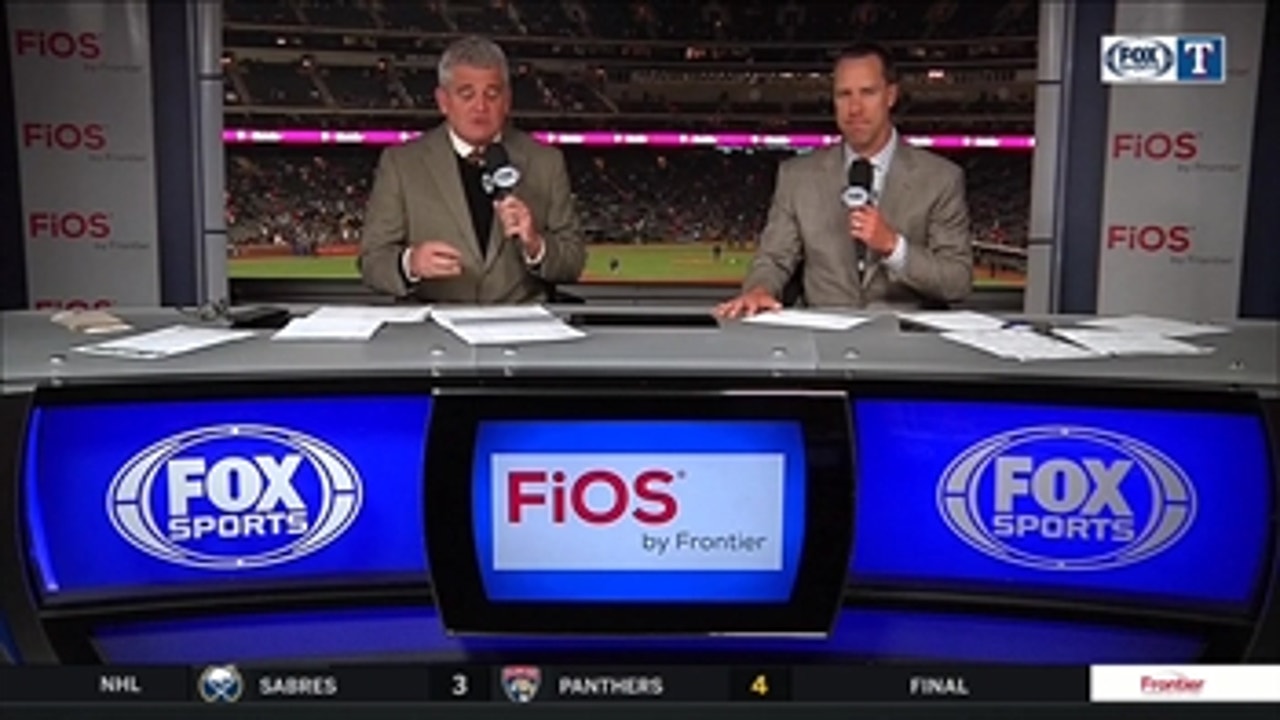 Joey Gallo in the 5th spot and fitting in ' Rangers Live