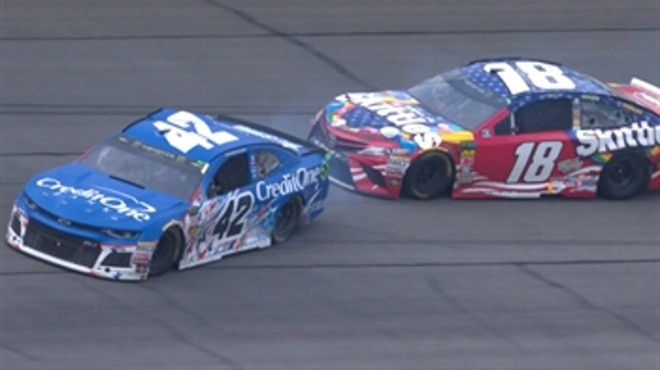 Next Level: Breaking down that wild final lap between Kyle Busch & Kyle Larson