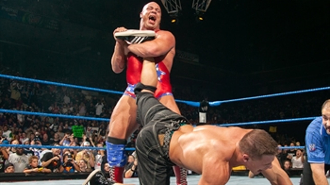 Kurt Angle forces John Cena to submit: WWE No Mercy 2003