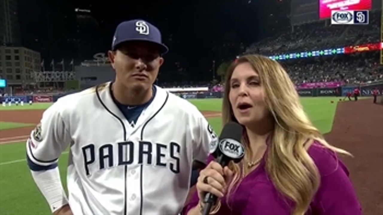 Manny Machado after slugging 2 HRs in Padres' 12-2 win over Cardinals