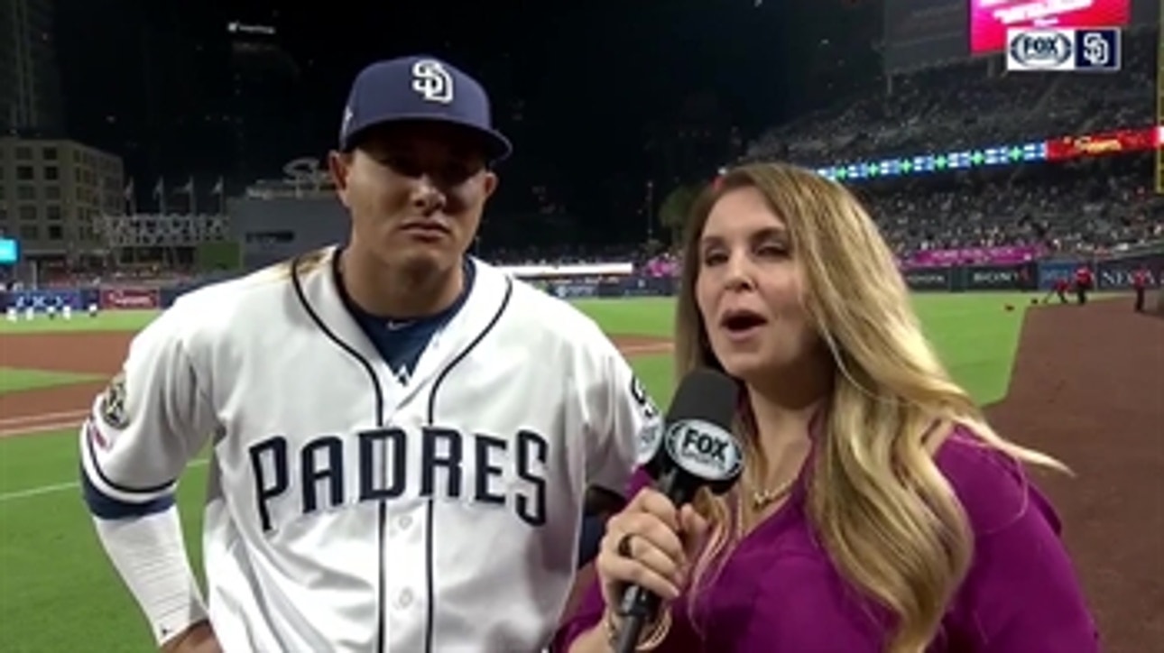 Manny Machado after slugging 2 HRs in Padres' 12-2 win over Cardinals