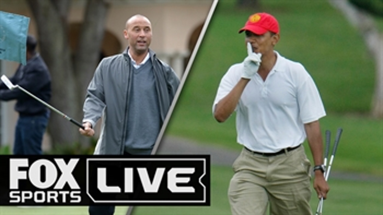 President Obama Says Derek Jeter Hustled Him on the Golf Course