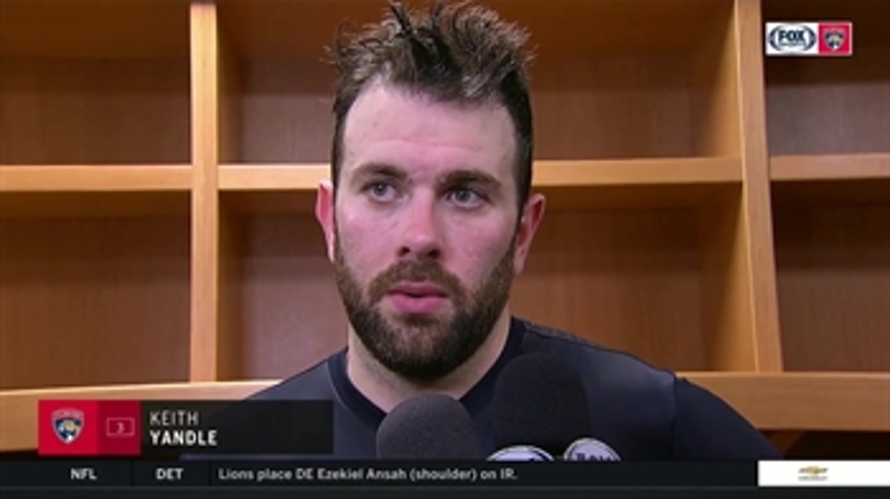 Keith Yandle details how game got away from Panthers in 3rd period