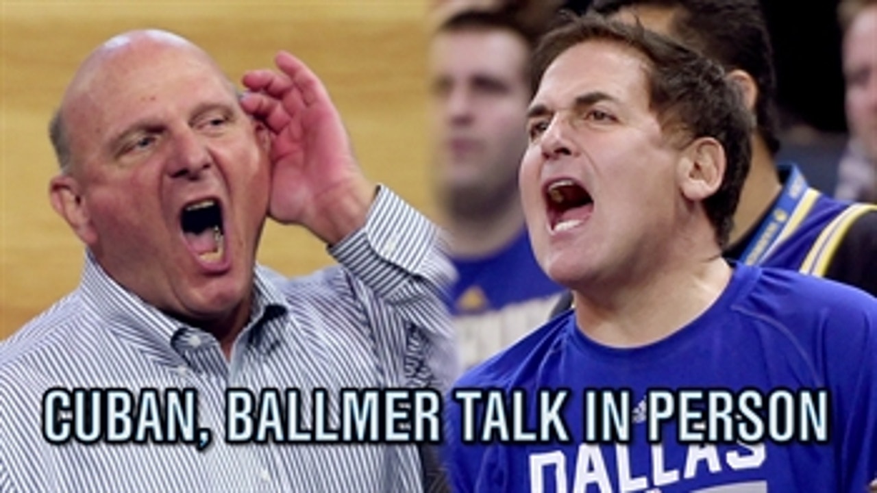 Mark Cuban and Steve Ballmer have cleared the air