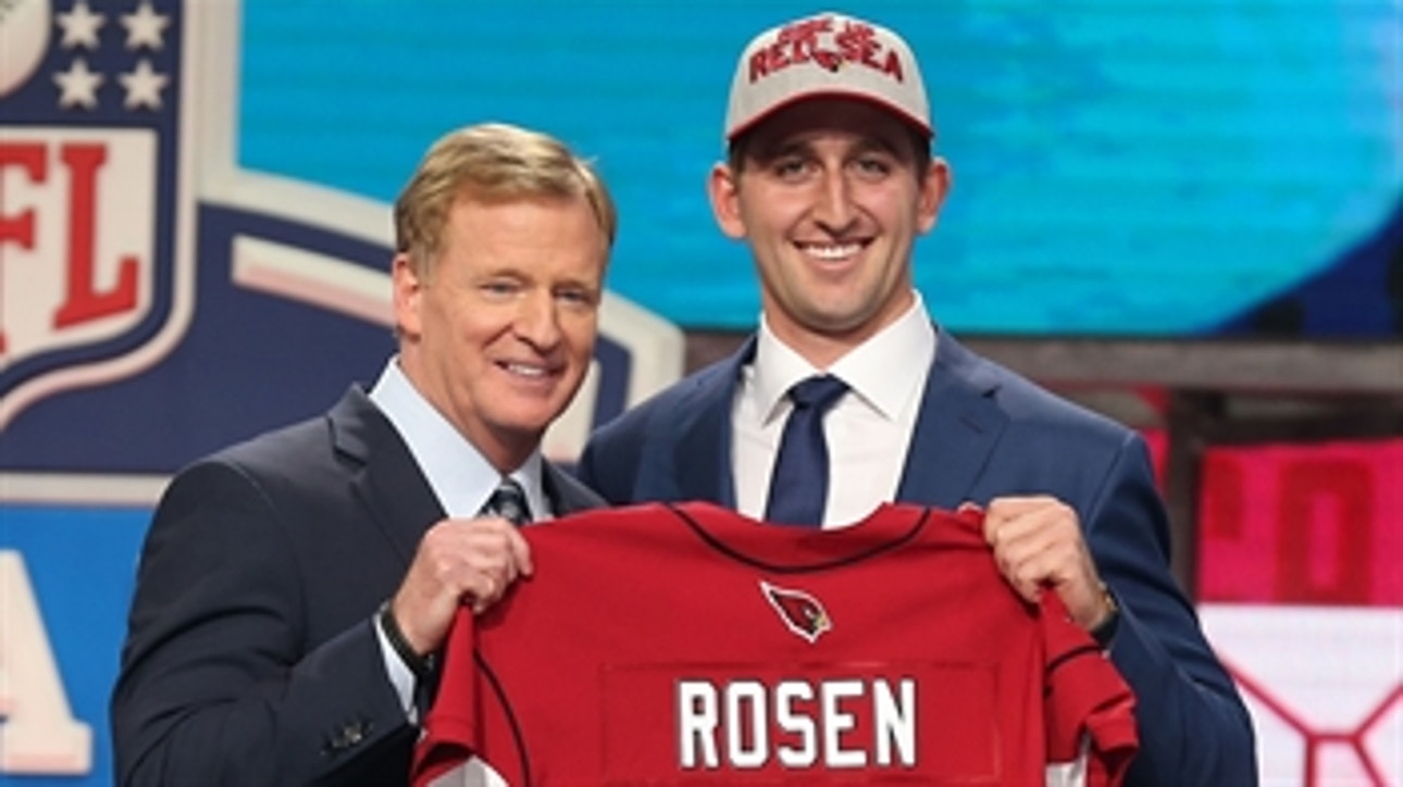 Nick Wright reveals how Josh Rosen's post-draft comments could put a target on his back