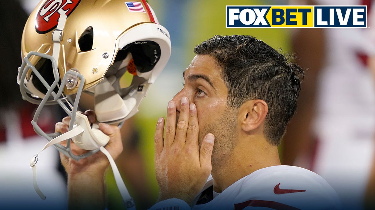 Clay Travis: 49ers considering Teddy Bridgewater is 'next level disrespect' to Jimmy Garoppolo | FOX BET LIVE