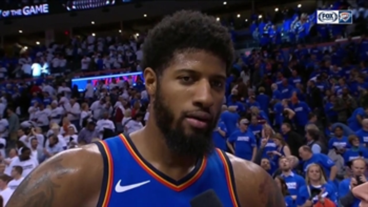 Paul George: 'We knew it wasn't over right here'