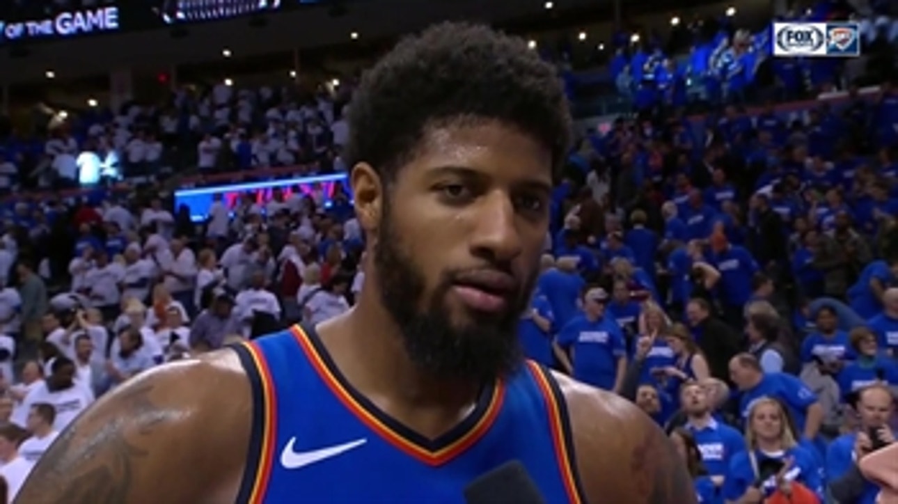 Paul George: 'We knew it wasn't over right here'
