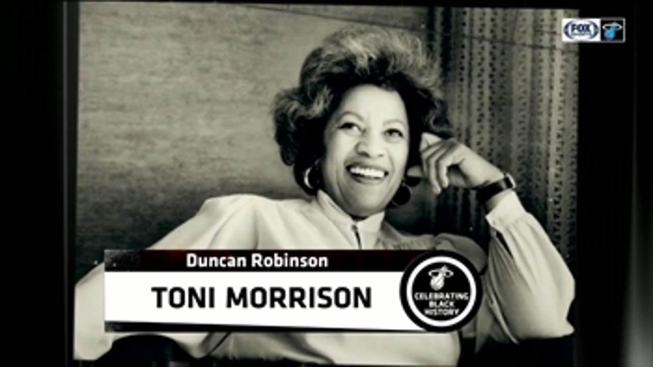 Heat highlight legacy of author Tony Morrison in honor of Black History Month