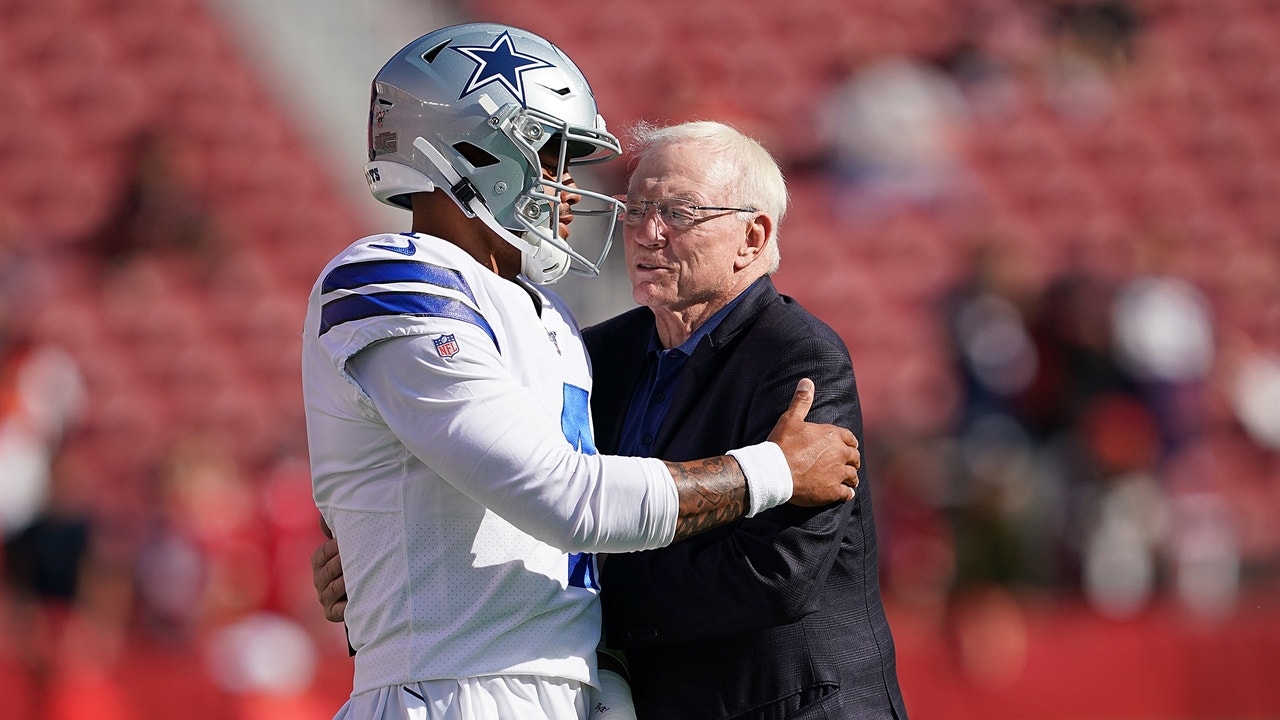 Skip Bayless: Jerry Jones is not 'married' to Dak Prescott, a franchise tag doesn't show commitment ' UNDISPUTED