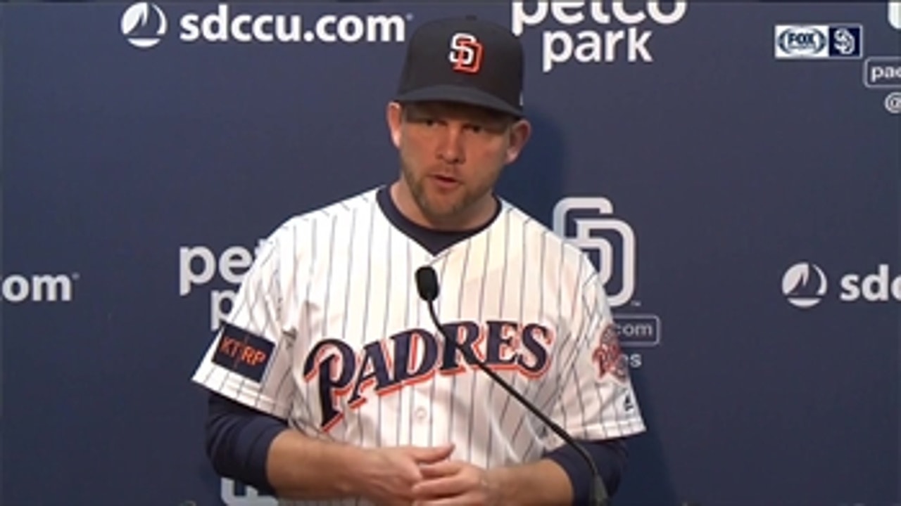 Andy Green evaluates Lucchesi's first half after the Padres 4-2 loss