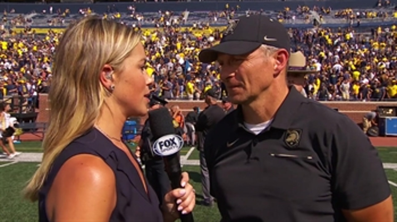 Army head coach Jeff Monken after 2OT loss to Michigan: 'That's the heart of the American soldier'