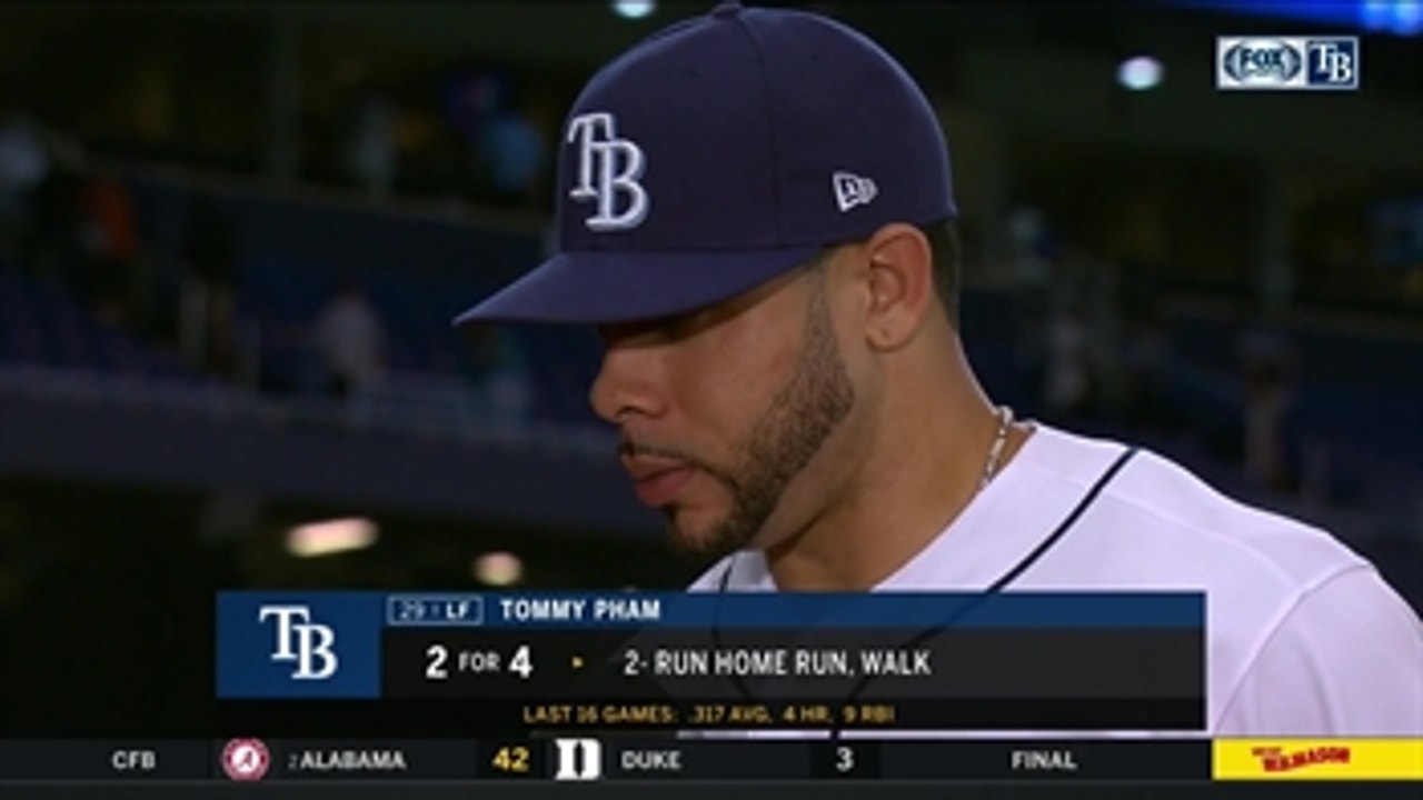 Tommy Pham on big series win: 'Every game is important to us'
