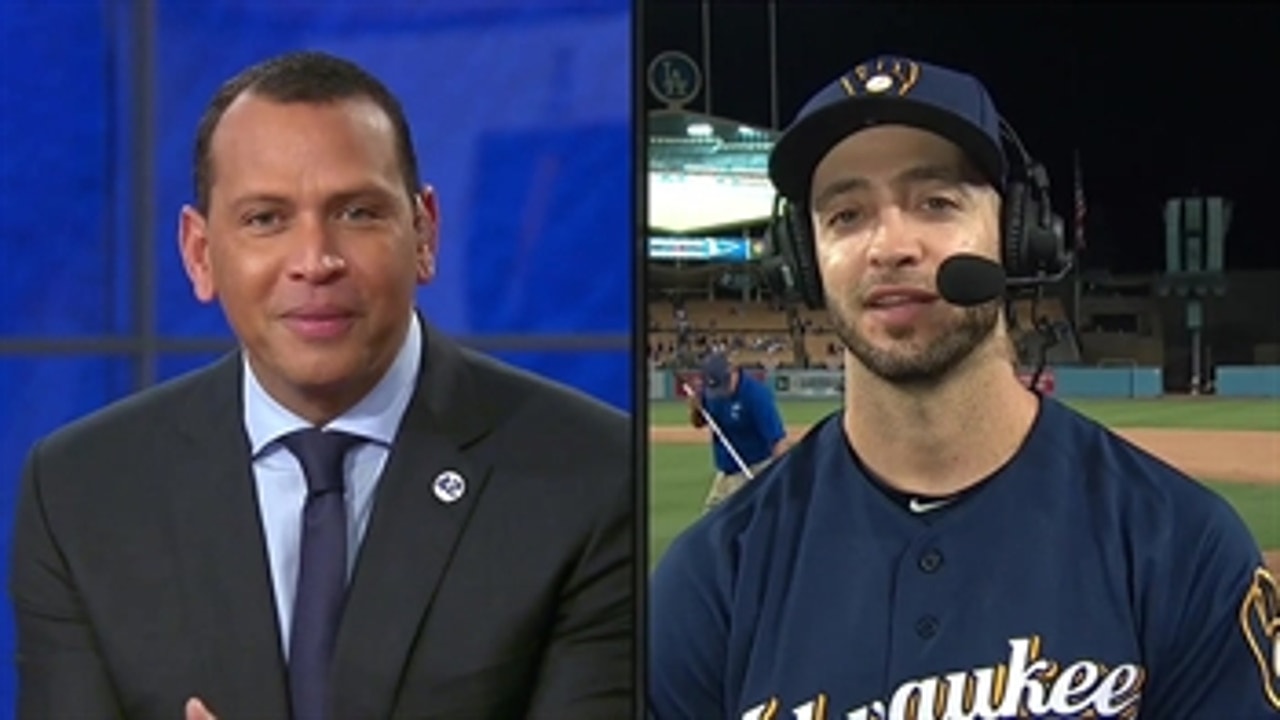 Ryan Braun joins Alex Rodriguez, MLB on FOX crew after Brewers NLCS Game 3 win | FOX MLB