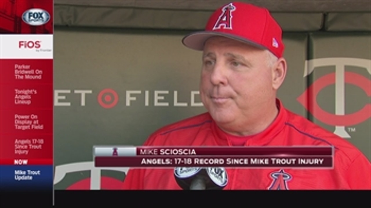 Angels Live: Scioscia gives an update on Trout's injury and upcoming return
