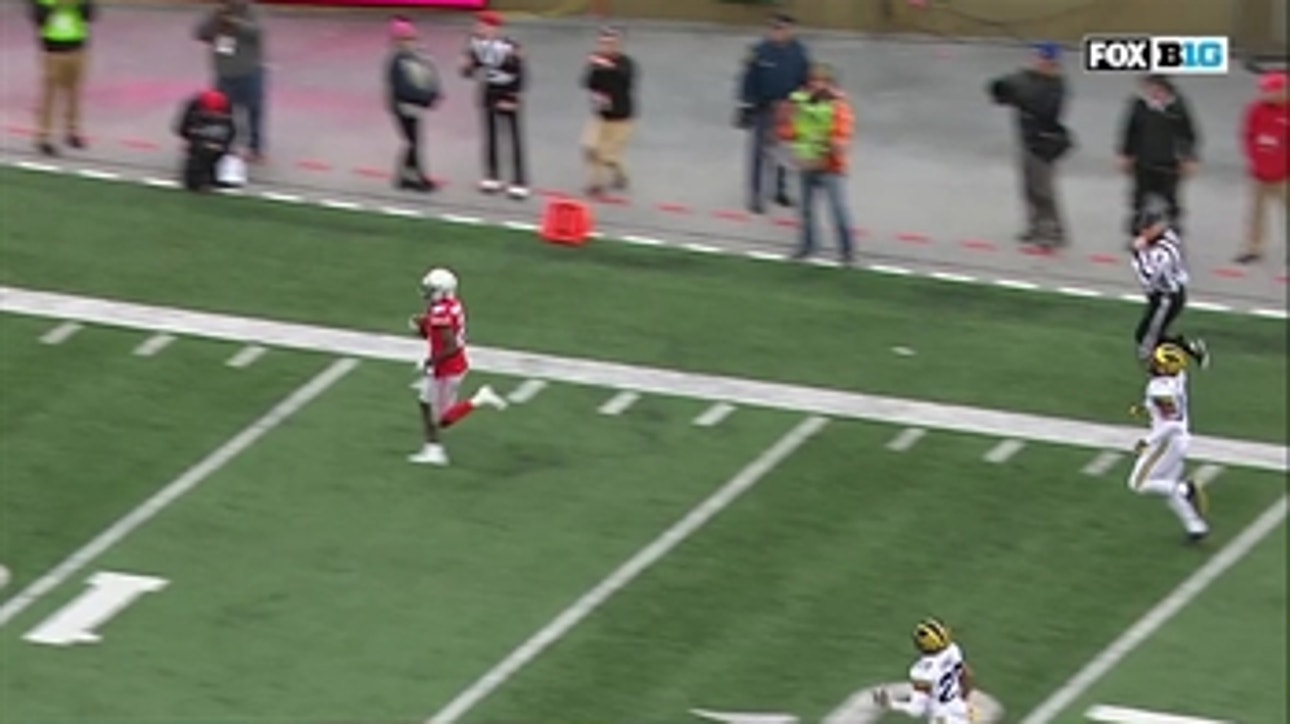 No. 10 Ohio State's Parris Campbell rips off a 78-yard TD to pour it on late vs. No. 4 Michigan