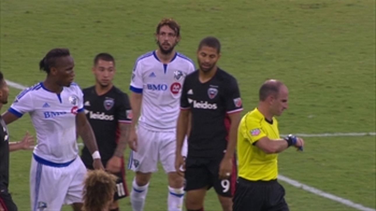 Didier Droga gets a silly red card