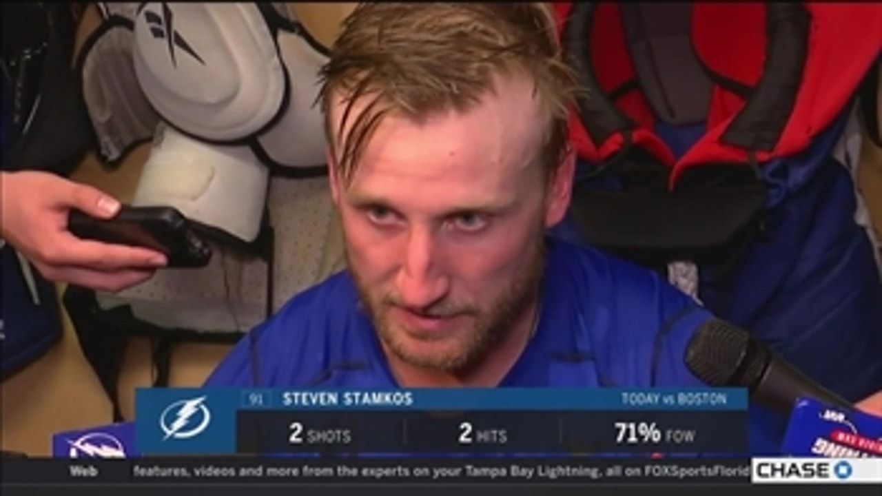 Steven Stamkos says Lightning didn't capitalize on chances in Game 1