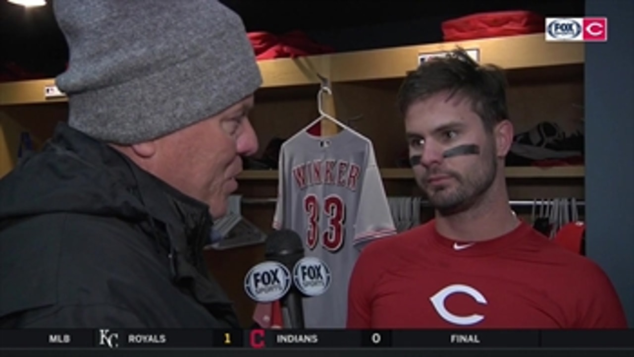 Jesse Winker understands his role of lead-off for the Reds