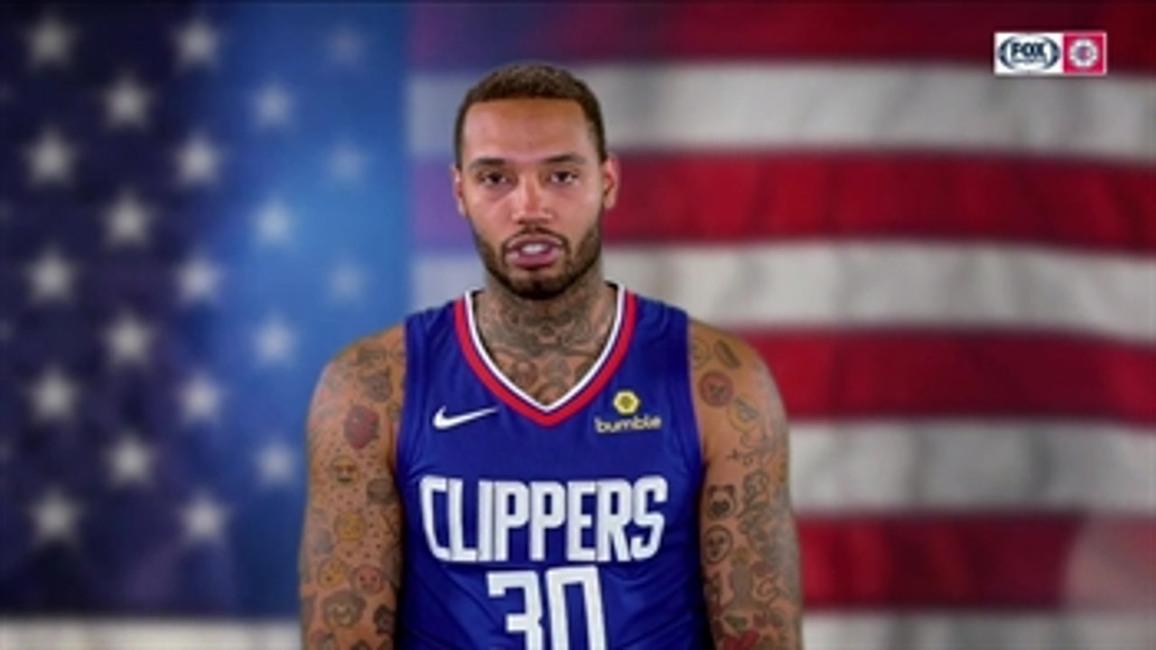 Los Angeles Clippers celebrate Veterans