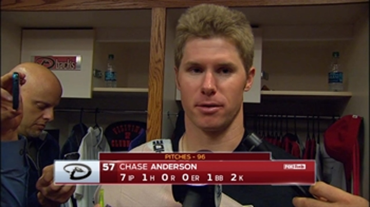 Chase Anderson flirts with no-hitter