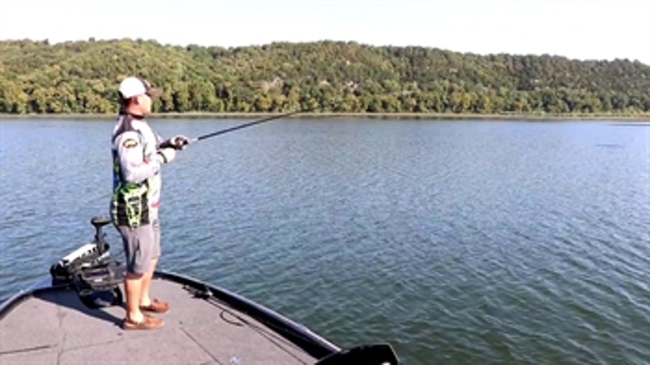 Spavinaw Lake in Oklahoma ' Bass Fishing - Part 3 ' FOX Sports Outdoors Southwest
