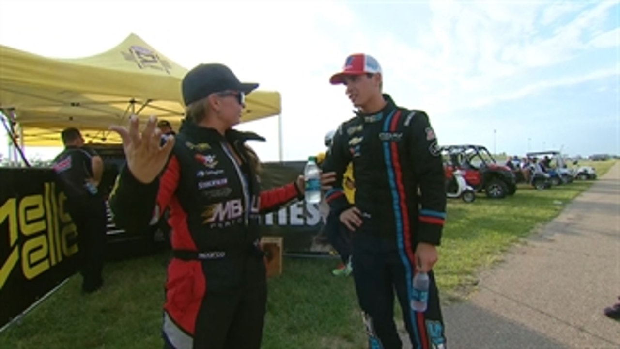 Erica Enders has heated talk with Tanner Gray at Topeka qualifying ' 2018 NHRA DRAG RACING