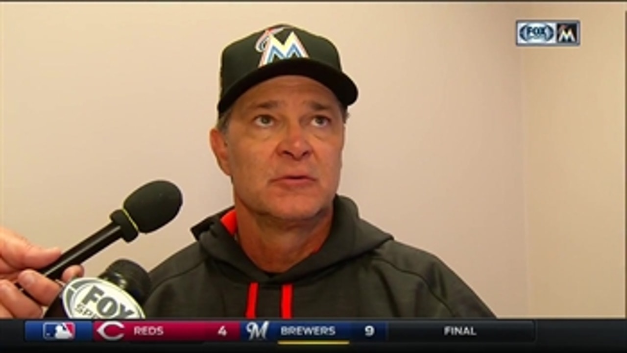 Don Mattingly shares his thoughts on Wednesday's loss to the Phillies