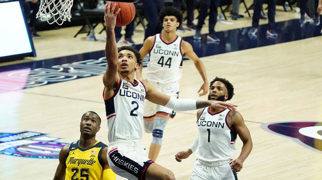 James Bouknight puts up 24 points as UConn handles Marquette, 80-62