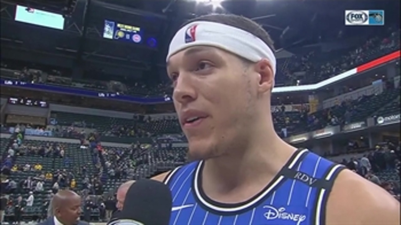 Aaron Gordon: 'I'm just out here having fun, and trying to get us a win'