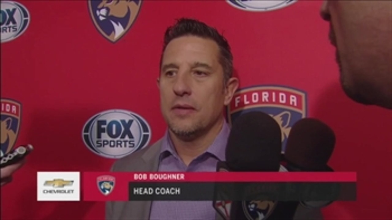 Bob Boughner proud of 'gusty' effort from Panthers