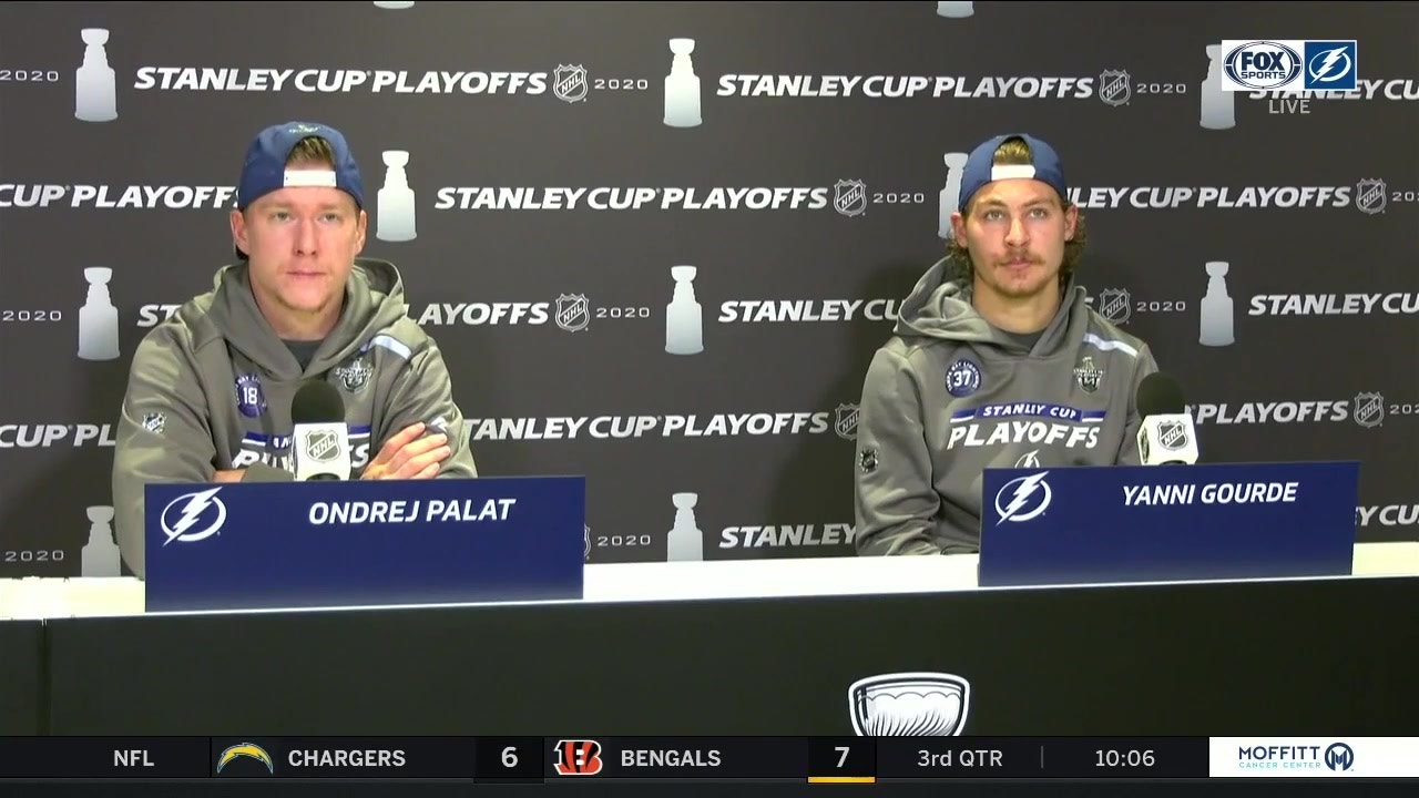 Ondrej Palat,  Yanni Gourde break down 4-1 win in Game 4