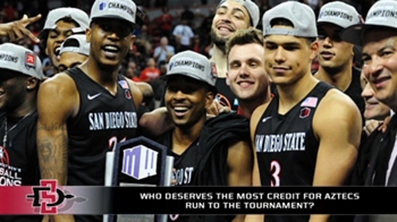 Who deserves the most credit for SDSU's run into the NCCA Tournament?
