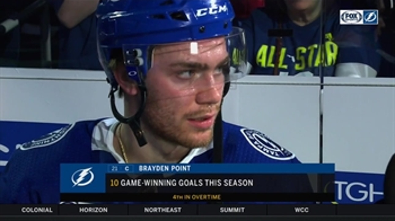 Brayden Point on his amazing game-winning goal