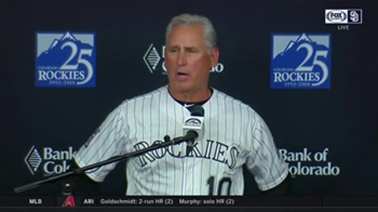 Bud Black on the Wednesday's brawl between the Padres and Rockies