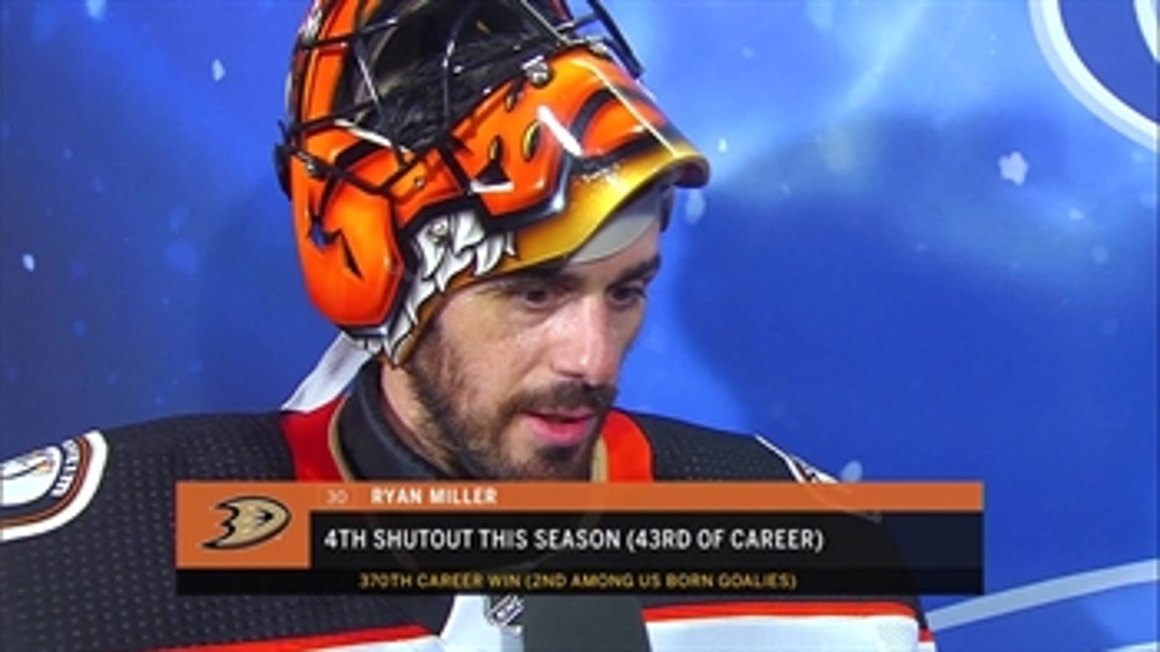 Ryan Miller after Ducks blank Coyotes