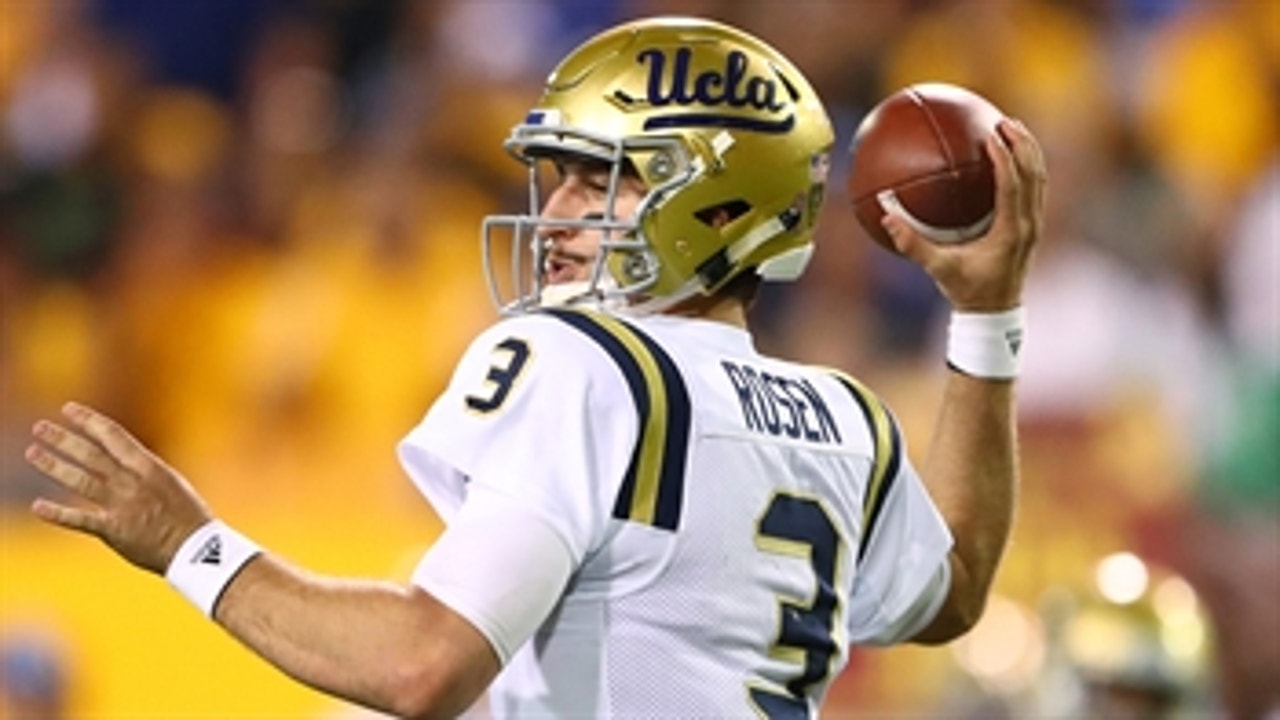 Josh Rosen says football and school don't go together, Shannon explains if he's right