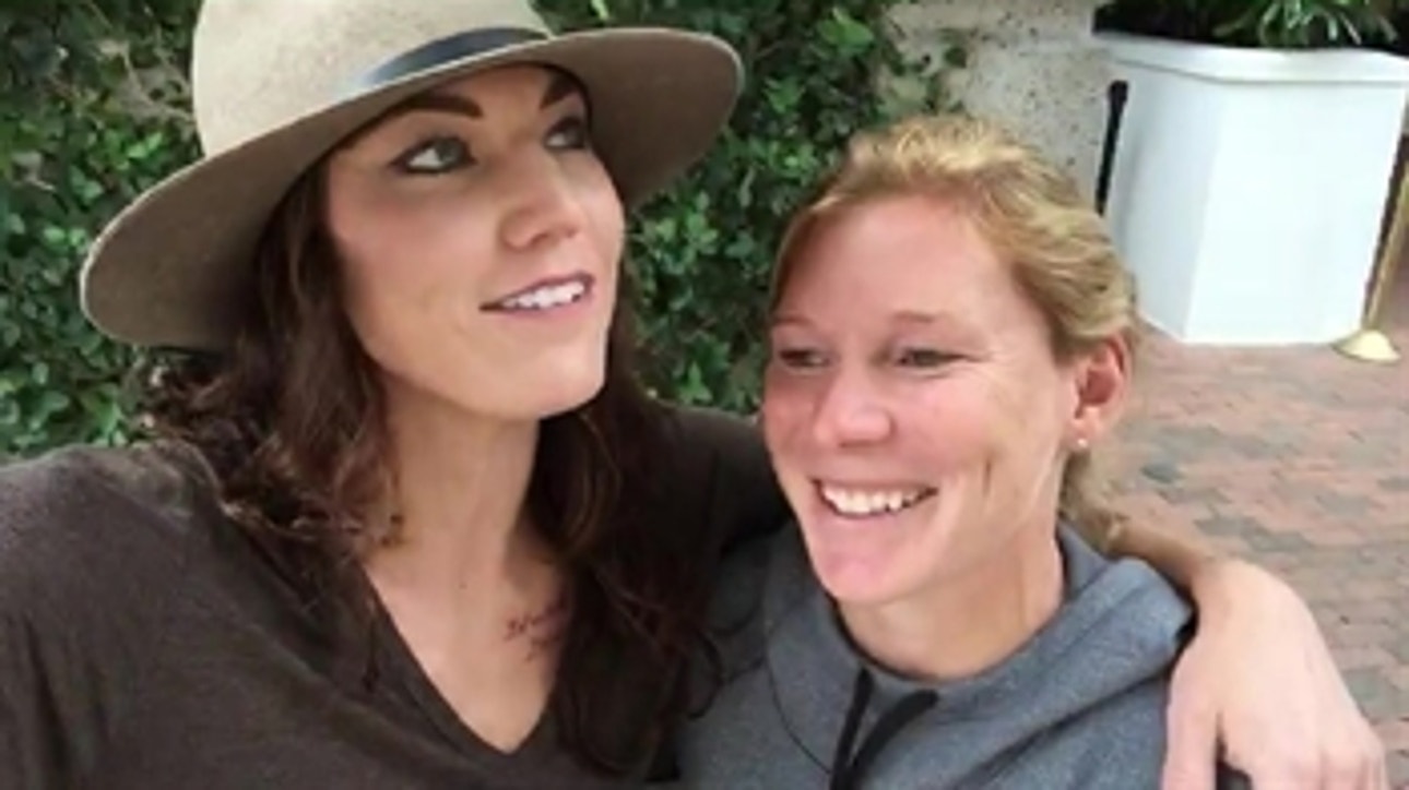 Lori Chalupny shares her 'fondest' memories of playing with Hope Solo