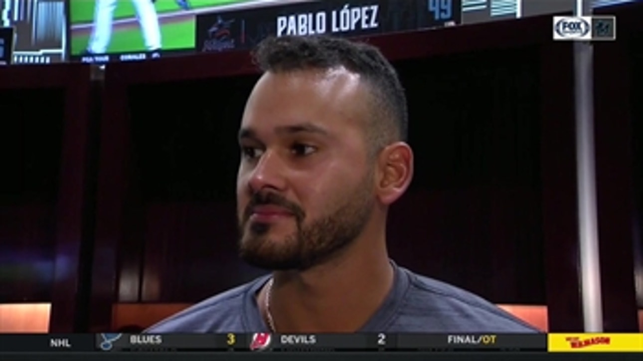 Pablo Lopez details his career-high 7 strikeouts after Marlins' win