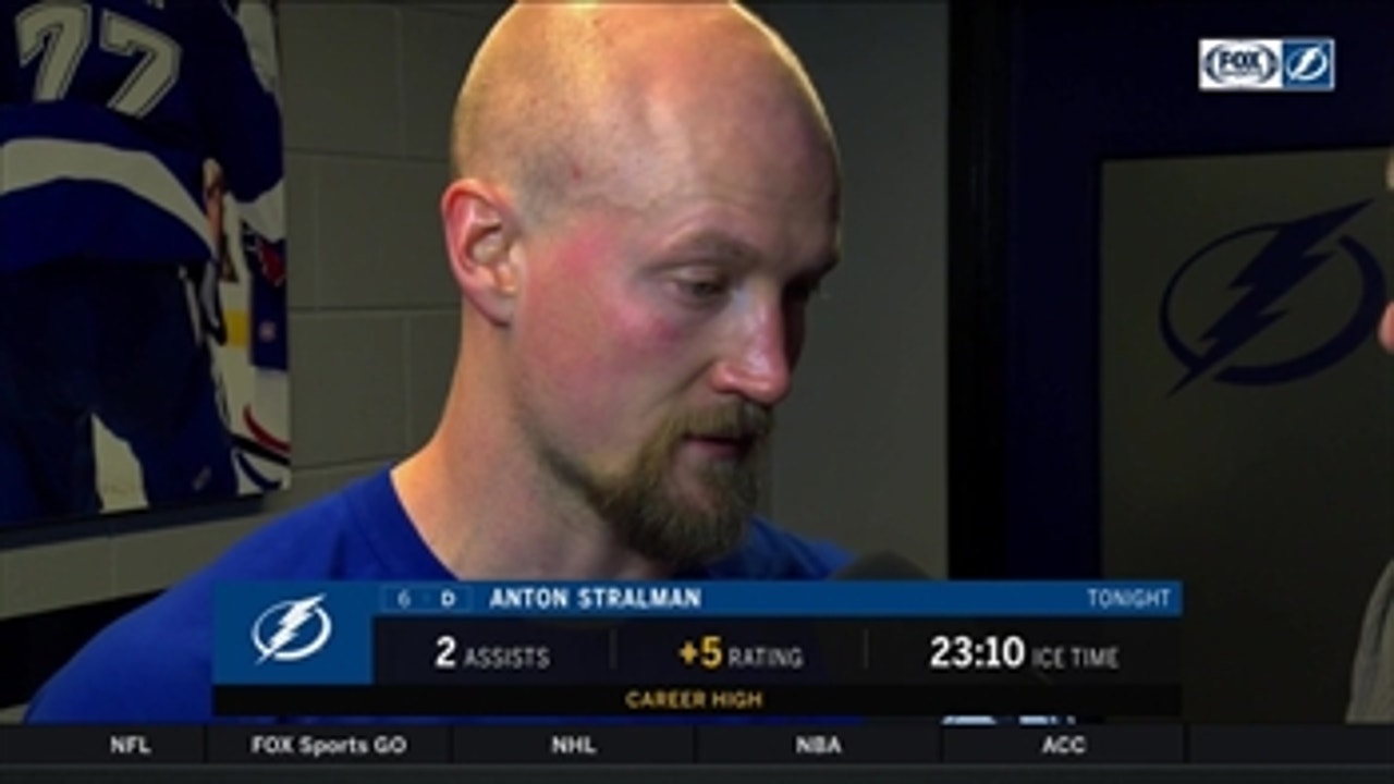 Anton Stralman: There's a lot of details we still need to work on