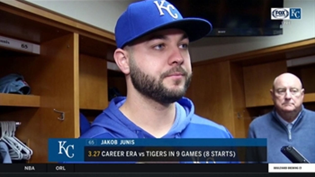 Junis on overcoming a rough first inning in loss to Detroit